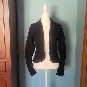 Women's/Misses Black Cotton Jacket. Size 4